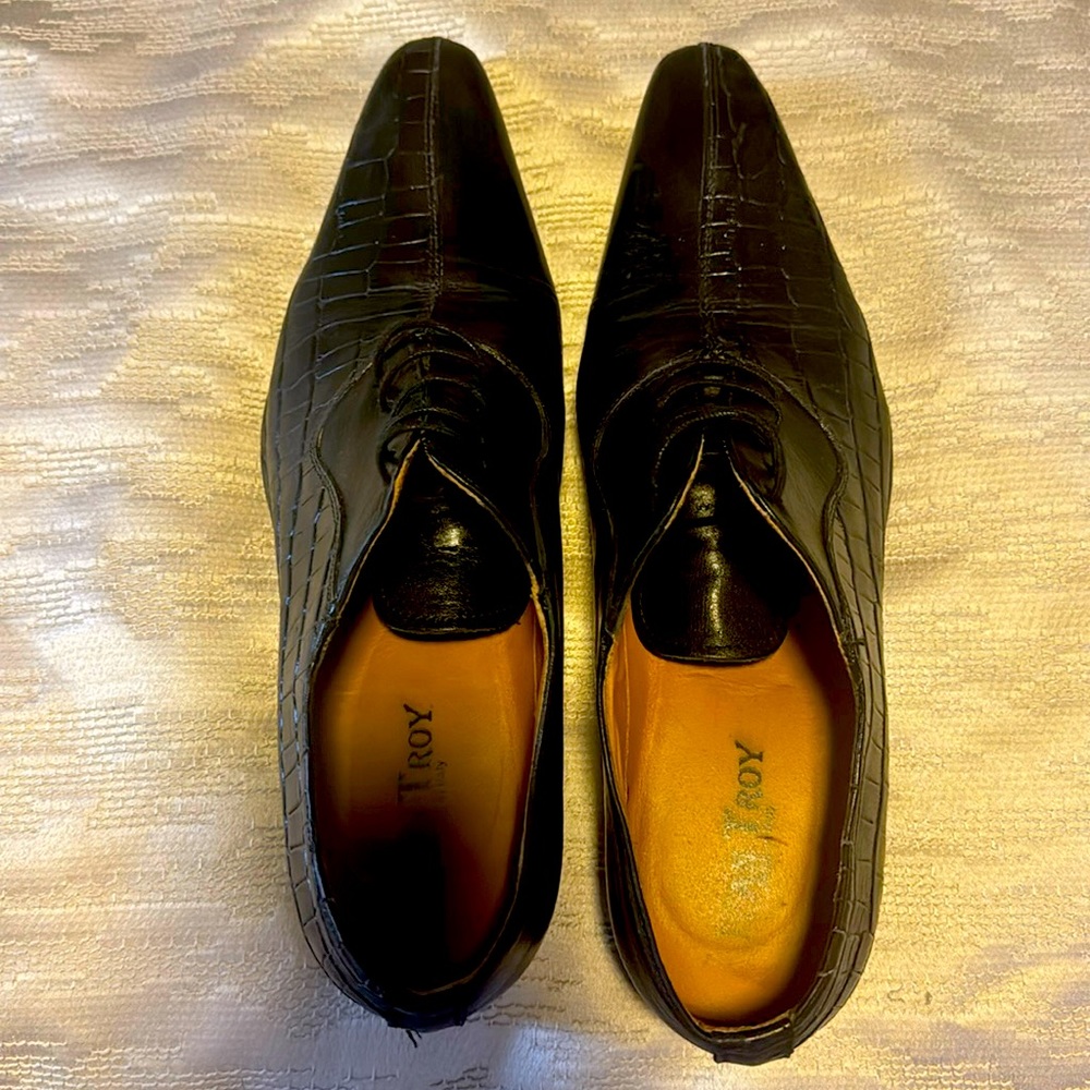 Ivan Troy Black Dress Shoes
